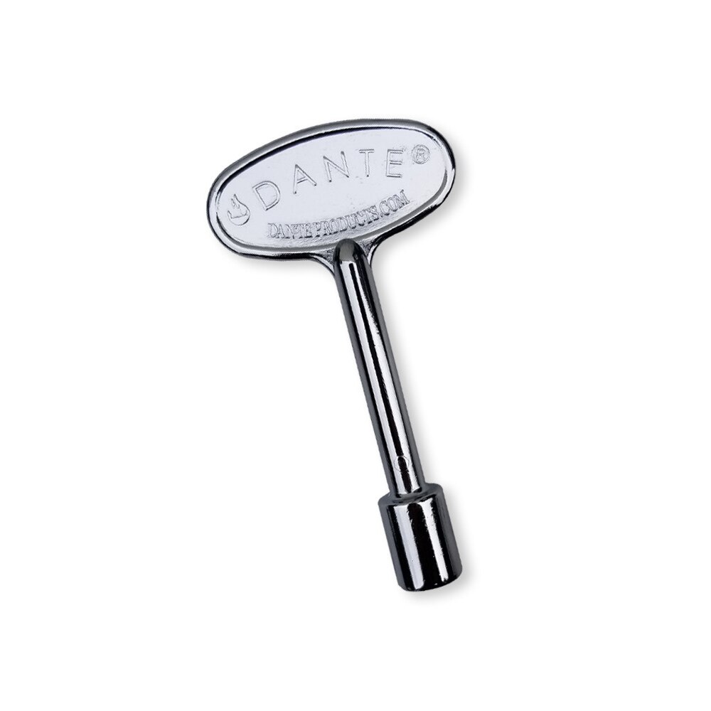 Dante 3" Chrome Universal Gas Valve Key