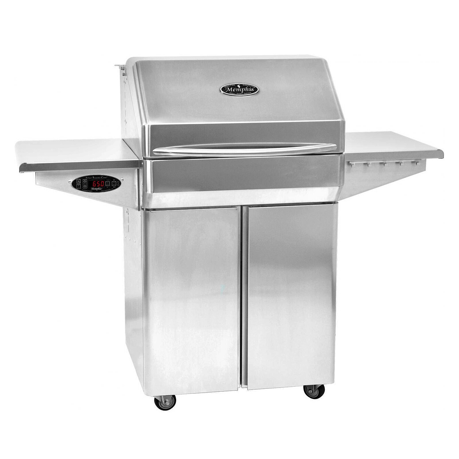 memphis pro cart 430 ss alloy pellet grill consumption chart
