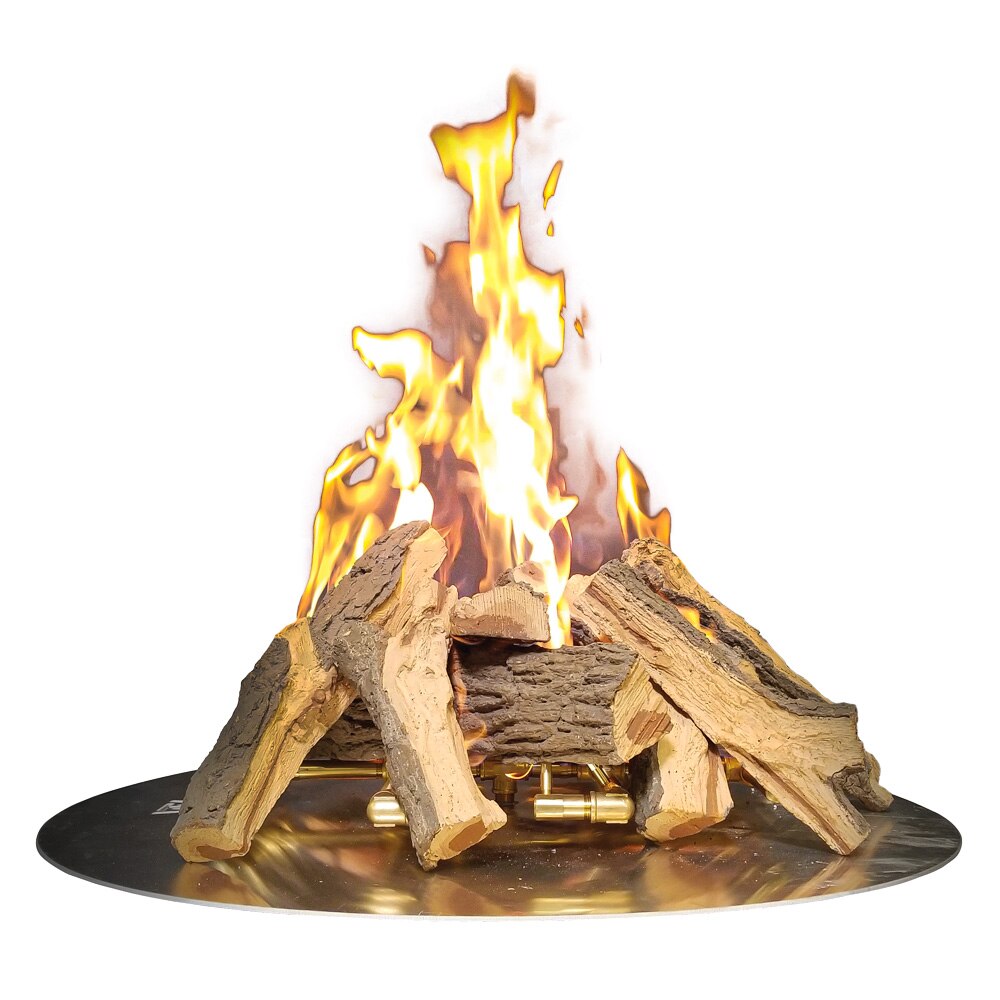 Warming Trends 15 Pc Ceramic Mountain Split Log Set for 48 Fire Pit