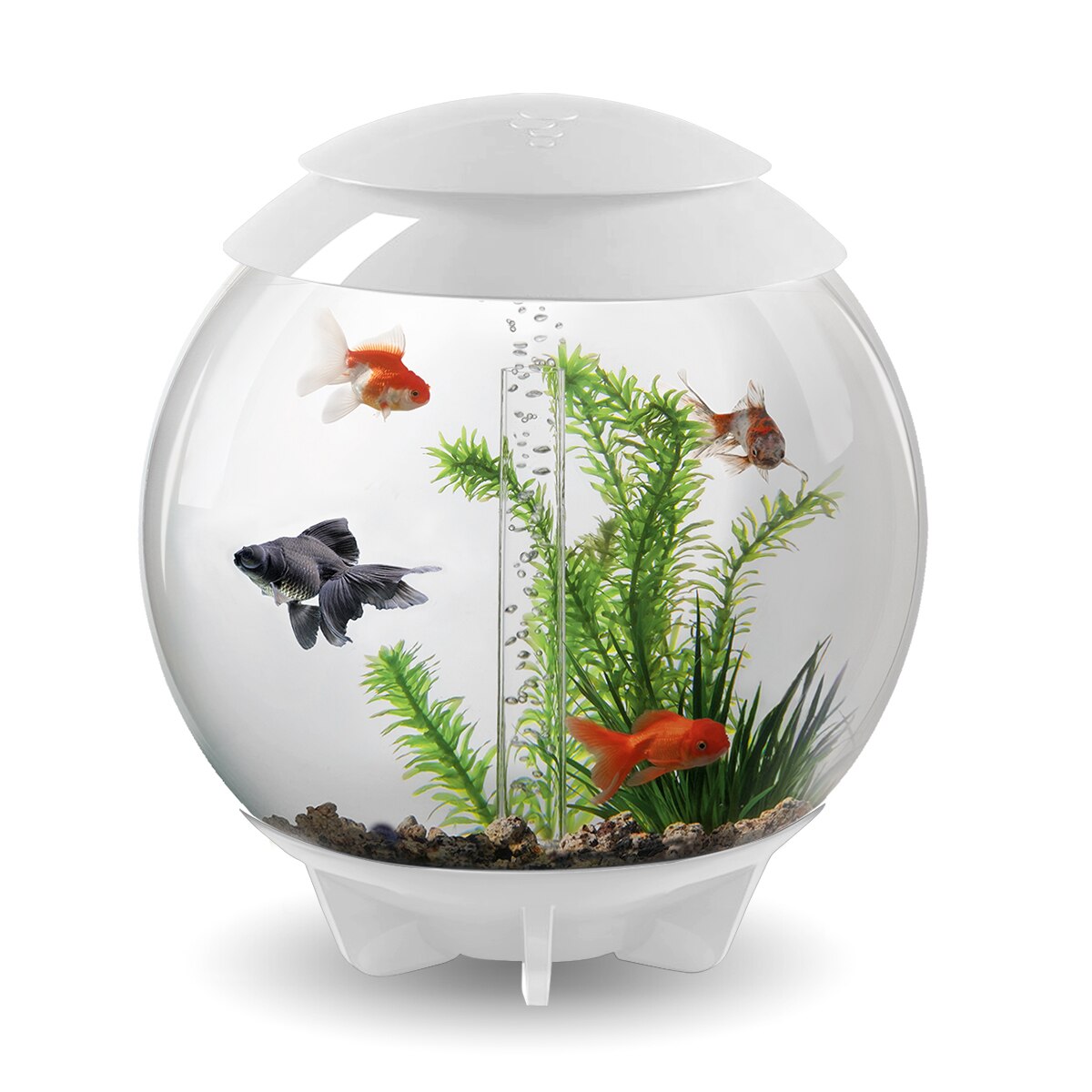 Biorb Halo 4 Gallon White Aquarium W Led Colour Changing Light